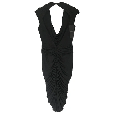 Pre-owned Zac Posen Silk Mid-length Dress In Black