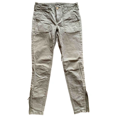 Pre-owned True Religion Slim Jeans In Khaki