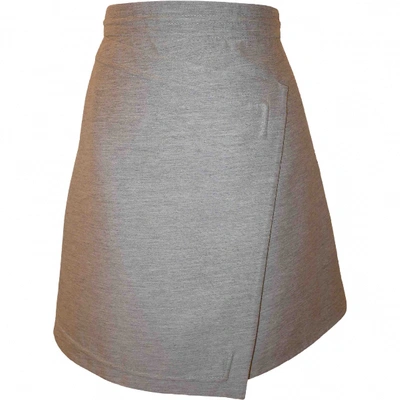 Pre-owned Carven Mini Skirt In Grey