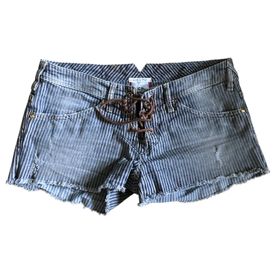 Pre-owned Cycle Blue Cotton - Elasthane Shorts
