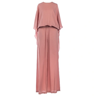 Pre-owned Valentino Pink Silk Jumpsuit