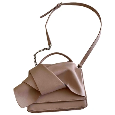 Pre-owned N°21 Leather Handbag In Beige