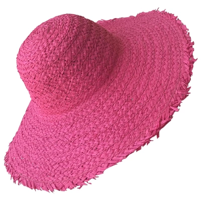 Pre-owned Cerruti 1881 Hat In Pink