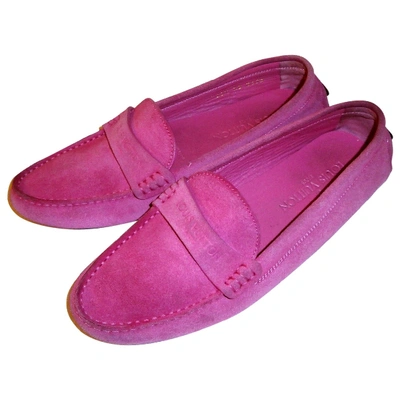 Pre-owned Louis Vuitton Flats In Pink
