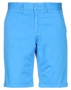 Sun 68 Man Shorts & Bermuda Shorts Azure Size 32 Cotton, Elastane In Blue