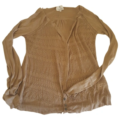 Pre-owned Patrizia Pepe Beige Cotton Knitwear