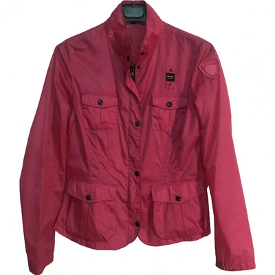 Pre-owned Blauer Trench Coat In Pink
