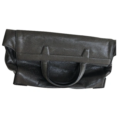 Pre-owned Alexander Wang Leather Handbag In Khaki