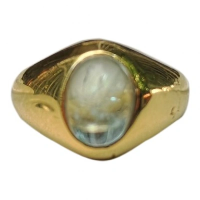 Pre-owned Pomellato Yellow Gold Ring In Blue