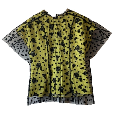Pre-owned Kenzo Silk Blouse In Yellow