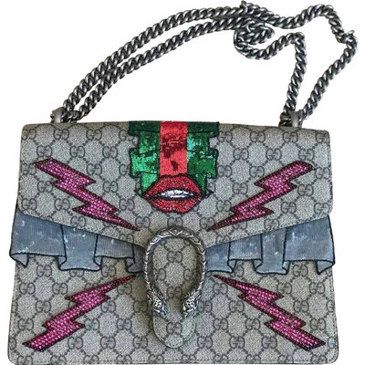 Pre-owned Gucci Dionysus Handbag In Beige