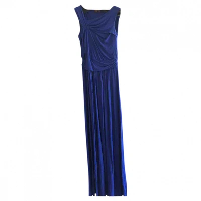 Pre-owned Max Mara Maxi Dress In Blue