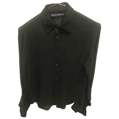 Pre-owned Ralph Lauren Silk Shirt In Green
