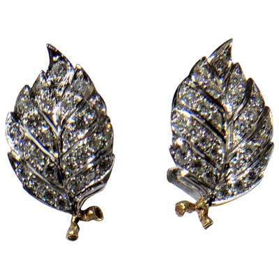 Pre-owned Buccellati White Gold Earrings