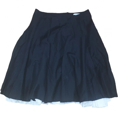 Pre-owned Marella Mid-length Skirt In Black