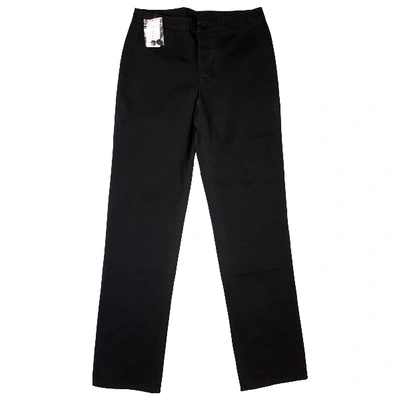 Pre-owned Helmut Lang Straight Trousers In Black