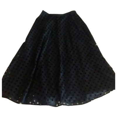 Pre-owned Au Jour Le Jour Mid-length Skirt In Blue