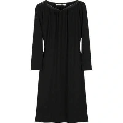 Pre-owned Diane Von Furstenberg Mid-length Dress In Black