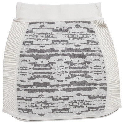 Pre-owned Dagmar Mini Skirt In White