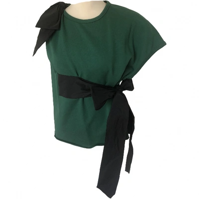Pre-owned N°21 Green Cotton Top