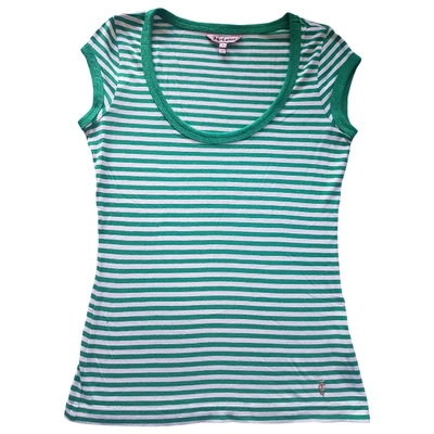 Pre-owned Juicy Couture Green Cotton Top