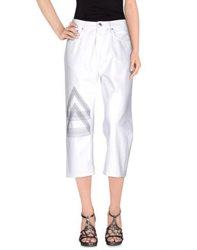 Marc By Marc Jacobs Denim Pants In White