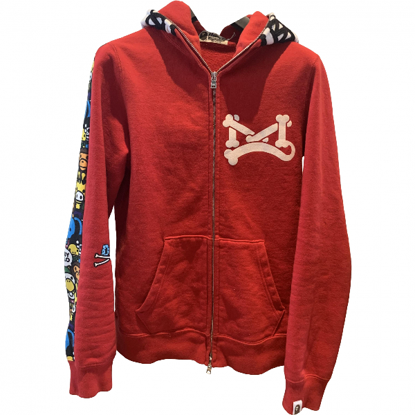 Pre-owned A Bathing Ape Red Cotton Jacket | ModeSens