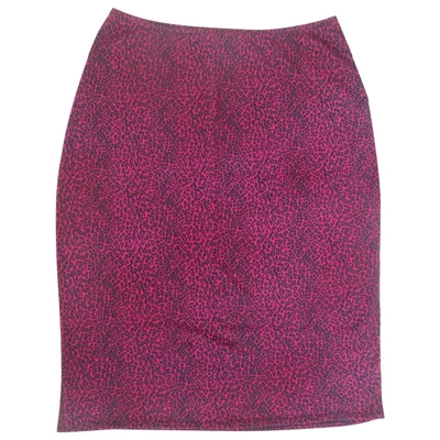 Pre-owned Vanessa Bruno Mid-length Skirt In Burgundy