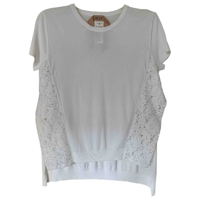 Pre-owned N°21 White Viscose Top
