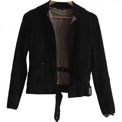 Pre-owned Alessandro Dell'acqua Black Silk Leather Jacket