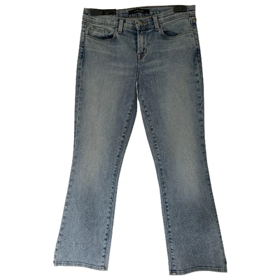 Pre-owned J Brand Blue Cotton Jeans