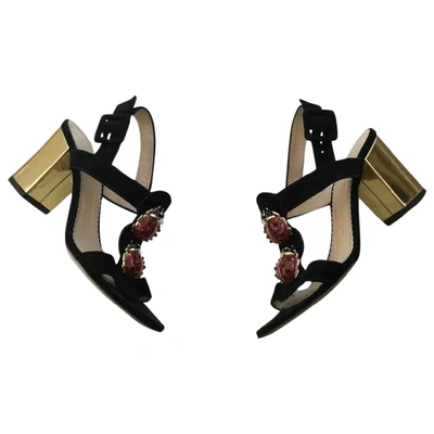 Pre-owned Charlotte Olympia Sandal In Black