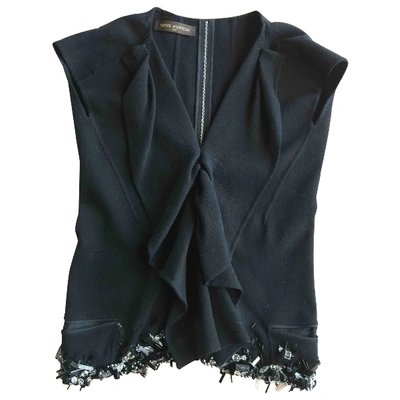 Pre-owned Louis Vuitton Wool Blouse In Black