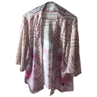 Pre-owned Athena Procopiou Silk Jacket In Multicolour