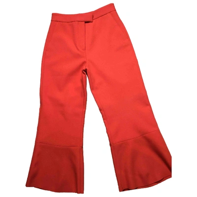 Pre-owned Msgm Short Pants In Red