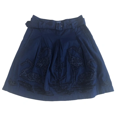 Pre-owned Essentiel Antwerp Mini Skirt In Blue