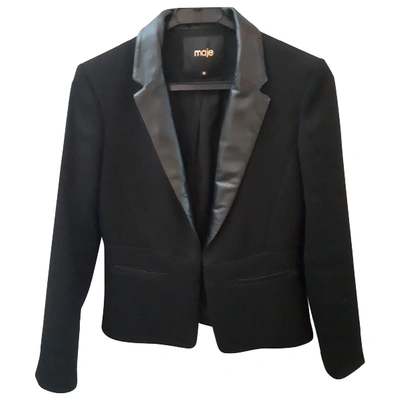 Pre-owned Maje Black Polyester Jacket