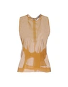 Msgm Tops In Apricot