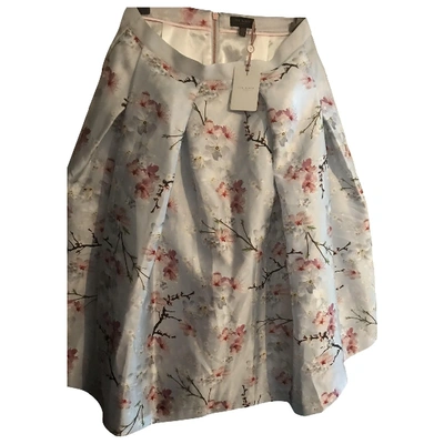 Pre-owned Ted Baker Maxi Skirt In Multicolour