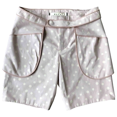 Pre-owned Marni Shorts In Pink