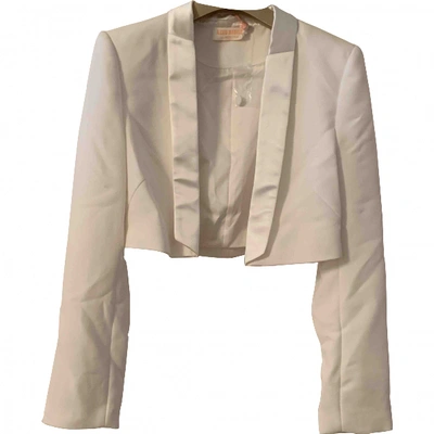 Pre-owned Alexis Mabille Short Vest In White