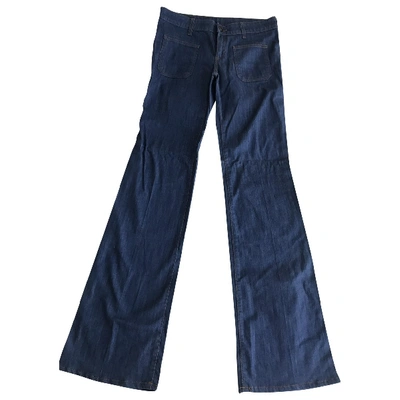 Pre-owned Gucci Blue Denim - Jeans Jeans