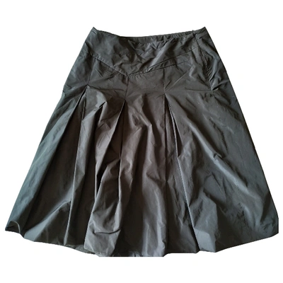 Pre-owned Peserico Mid-length Skirt In Black