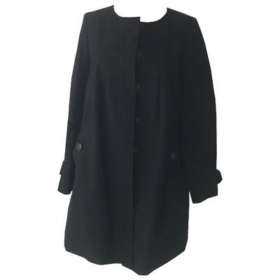 Pre-owned Comptoir Des Cotonniers Coat In Black