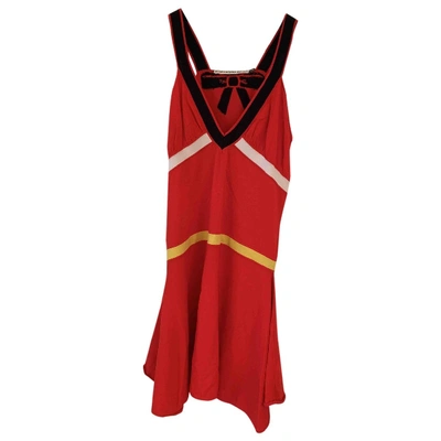 Pre-owned Jc De Castelbajac Mini Dress In Red