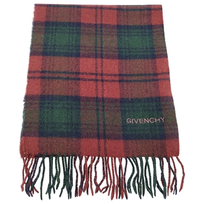 Pre-owned Givenchy Wool Scarf In Pattern