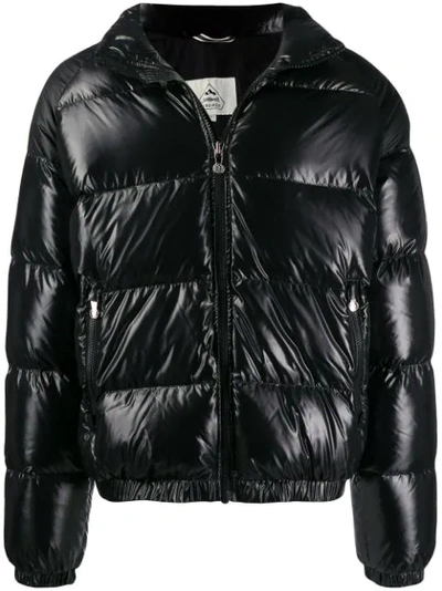 Pyrenex High-shine Padded Down Jacket In Black