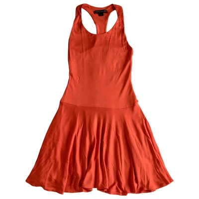 Pre-owned Ralph Lauren Mini Dress In Orange