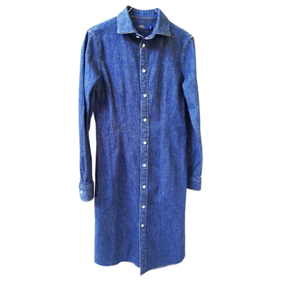 Pre-owned Polo Ralph Lauren Blue Denim - Jeans Dress