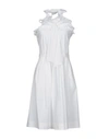 Boutique Moschino Knee-length Dress In White